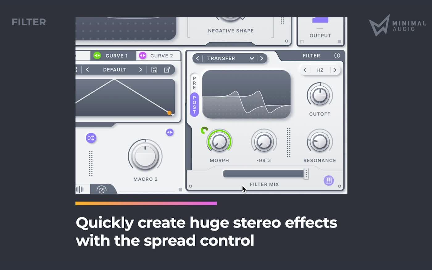 Expansive and malleable filtering video poster